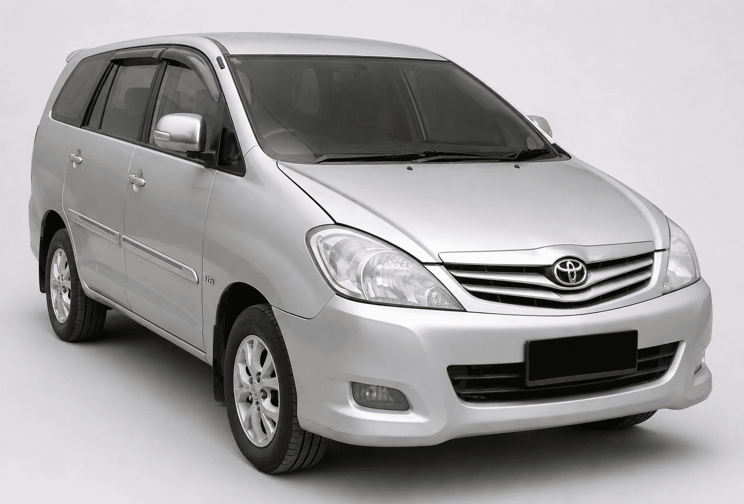 Digitally retouched Toyota Innova exterior model reference, not actual fleet