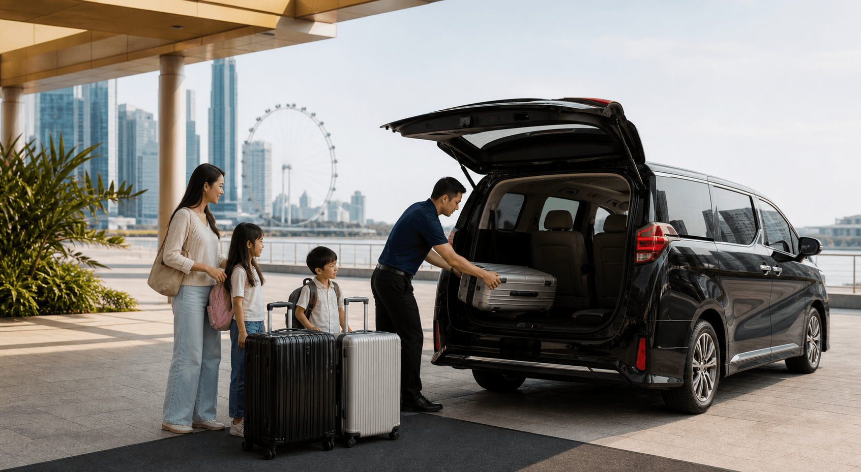 Private MPV booking enquiry by WhatsApp for Singapore to JB transfer
