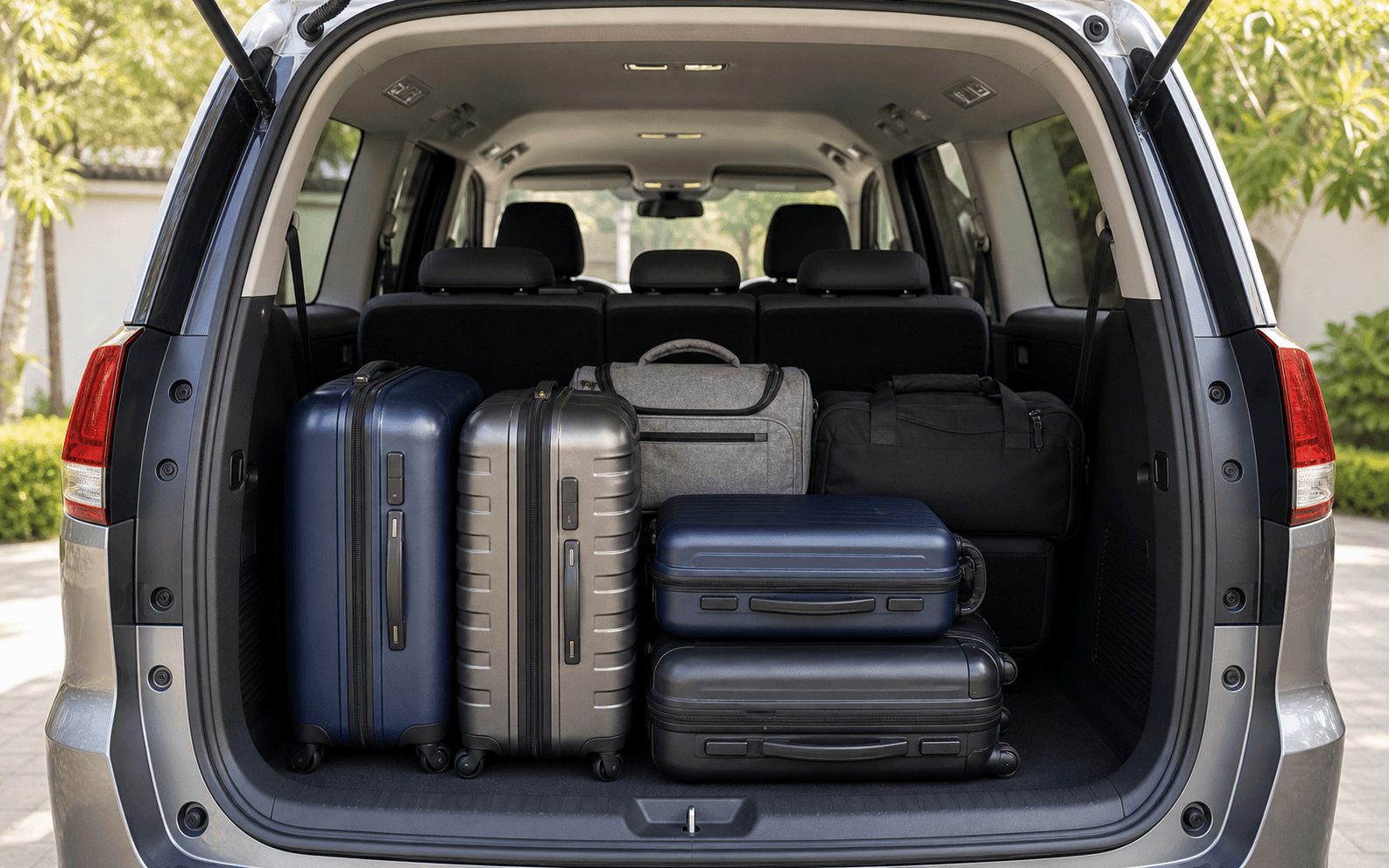 Representative luggage space for Bukit Indah shopping